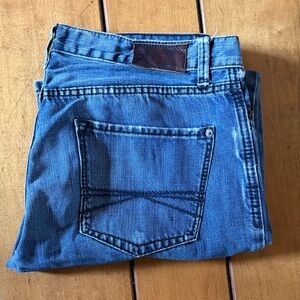 X2 Blue Denim Jeans with Red Brand Label W34 L32